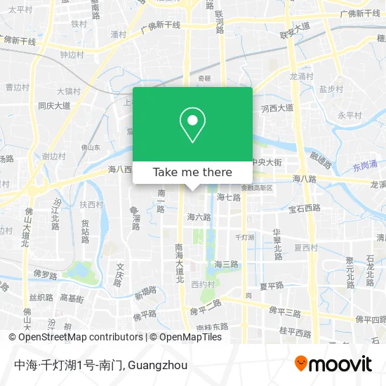 中海·千灯湖1号-南门 map