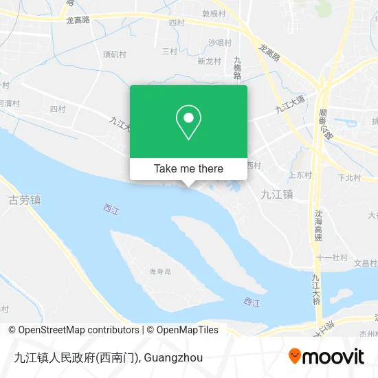 九江镇人民政府(西南门) map