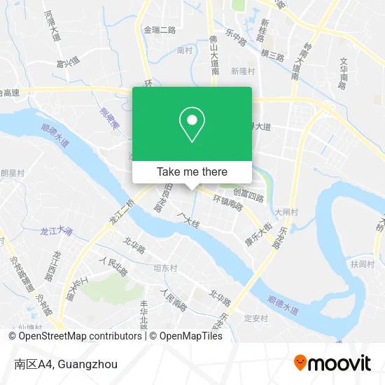 南区A4 map