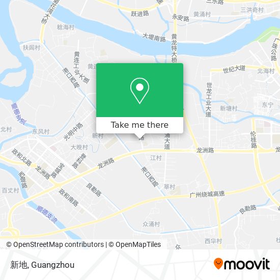 新地 map