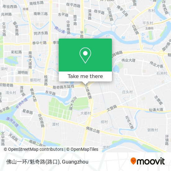 佛山一环/魁奇路(路口) map