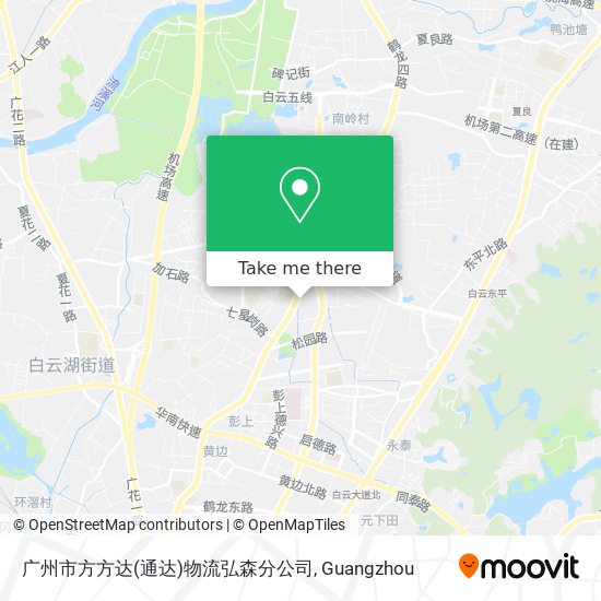广州市方方达(通达)物流弘森分公司 map