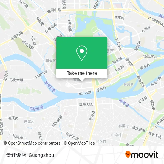 景轩饭店 map