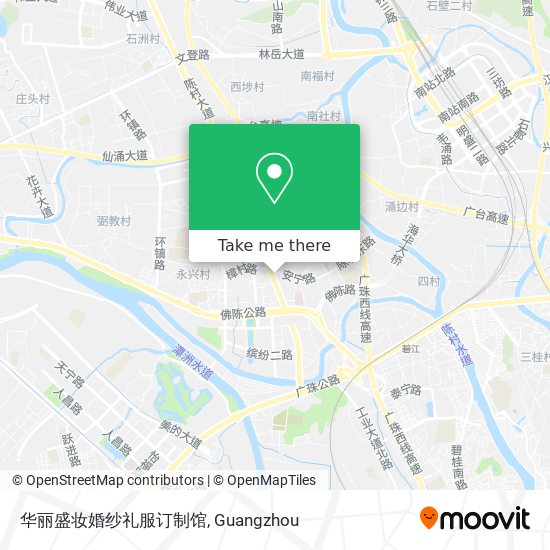 华丽盛妆婚纱礼服订制馆 map
