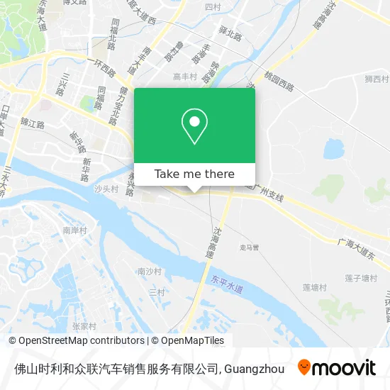 佛山时利和众联汽车销售服务有限公司 map