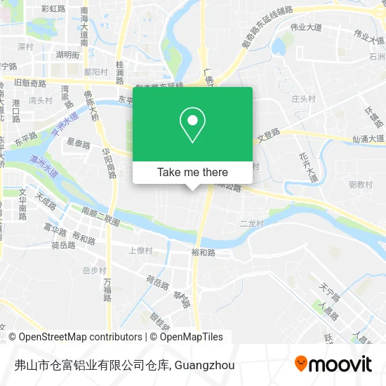 弗山市仓富铝业有限公司仓库 map