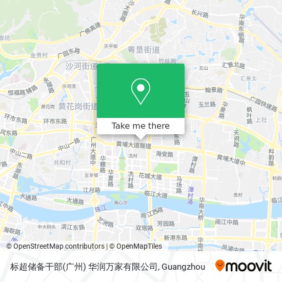 标超储备干部(广州) 华润万家有限公司 map