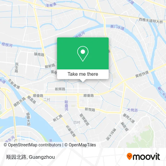 顺园北路 map