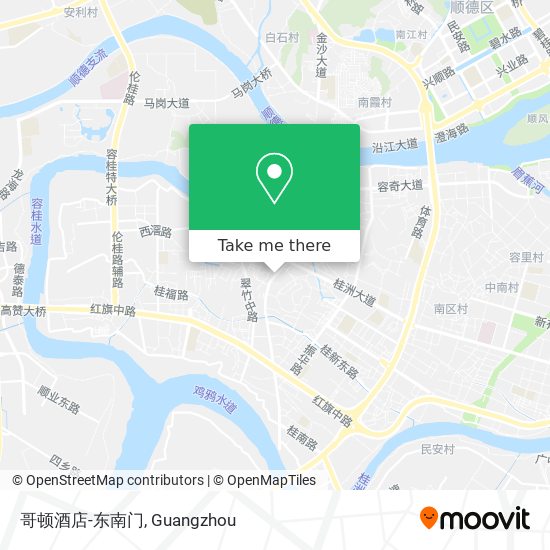 哥顿酒店-东南门 map
