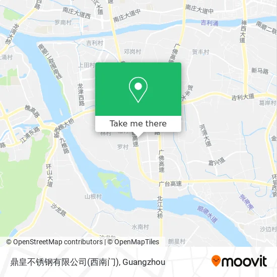 鼎皇不锈钢有限公司(西南门) map