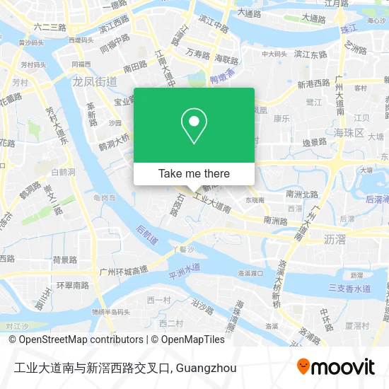 工业大道南与新滘西路交叉口 map