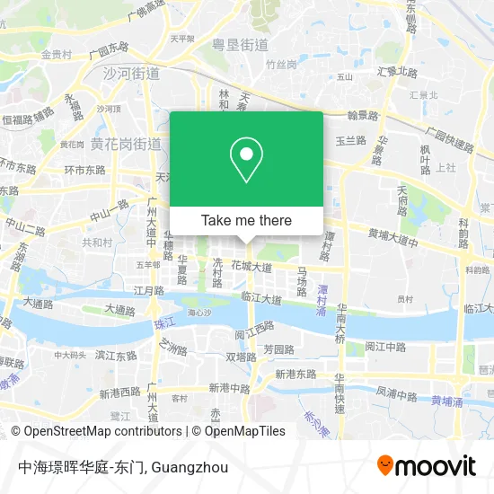中海璟晖华庭-东门 map