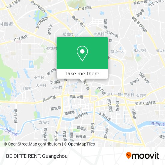 BE DIFFE RENT map