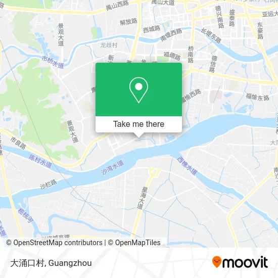 大涌口村 map