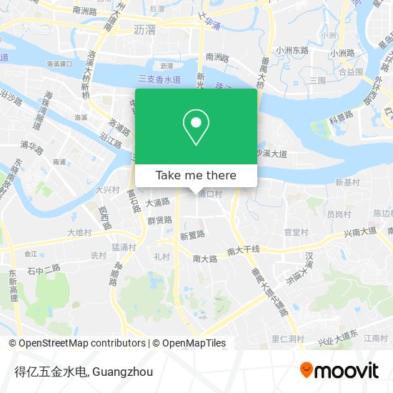 得亿五金水电 map