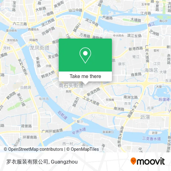 罗衣服装有限公司 map