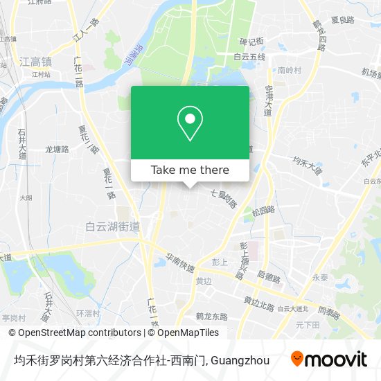 均禾街罗岗村第六经济合作社-西南门 map