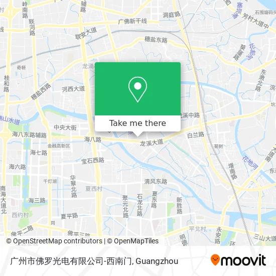 广州市佛罗光电有限公司-西南门 map