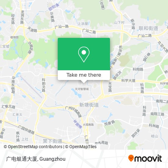 广电银通大厦 map