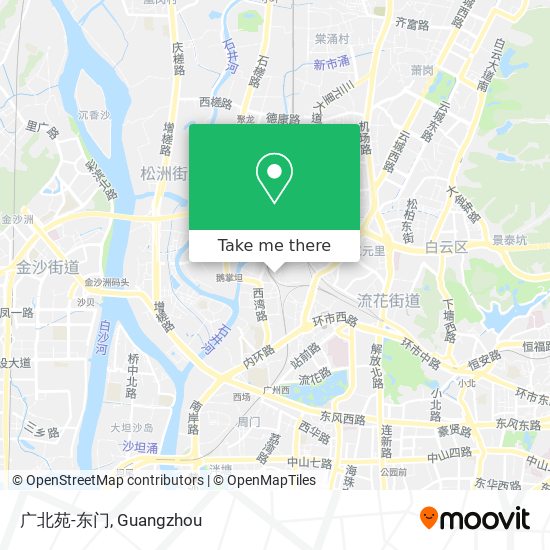 广北苑-东门 map