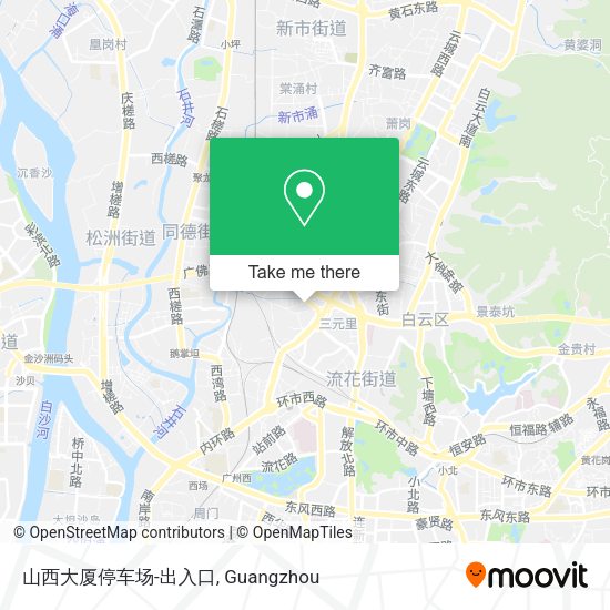 山西大厦停车场-出入口 map