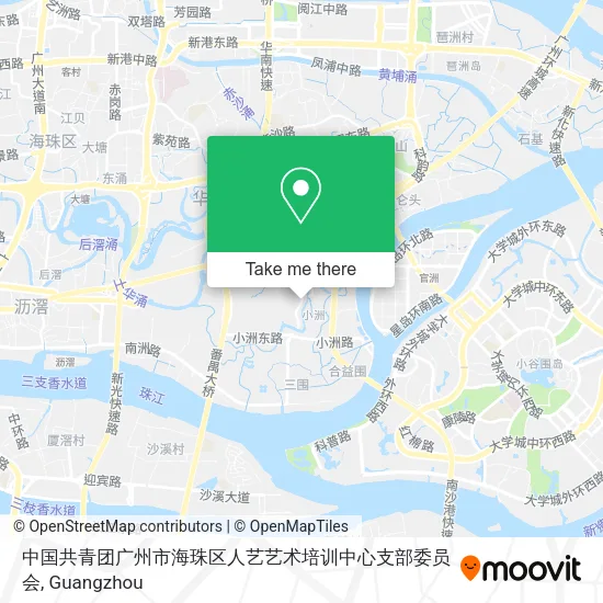 中国共青团广州市海珠区人艺艺术培训中心支部委员会 map