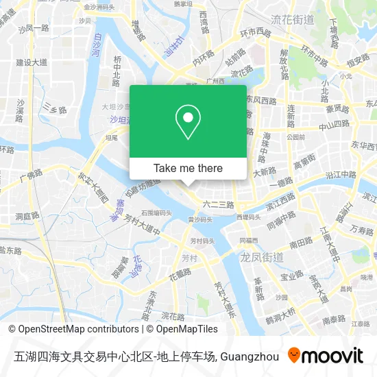 五湖四海文具交易中心北区-地上停车场 map
