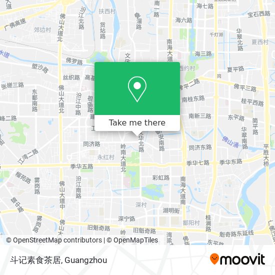 斗记素食茶居 map