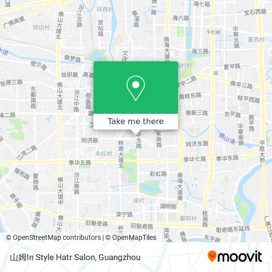 山姆In Style Hatr Salon map