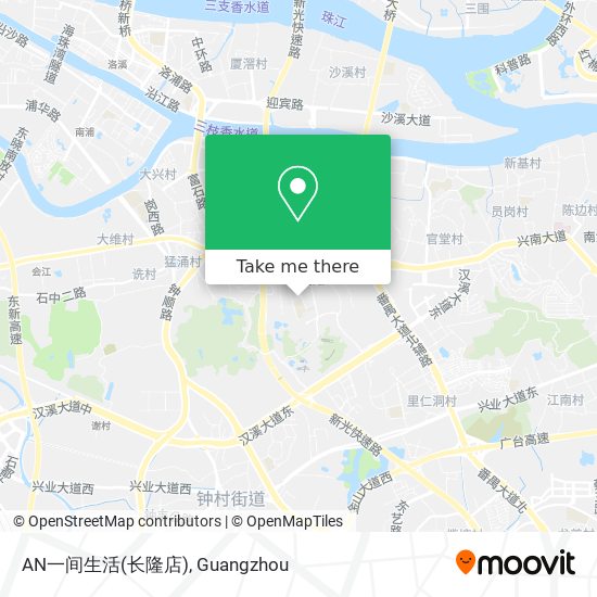AN一间生活(长隆店) map
