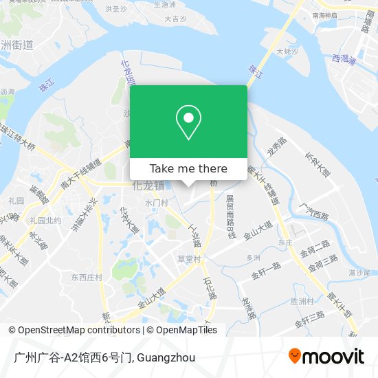 广州广谷-A2馆西6号门 map