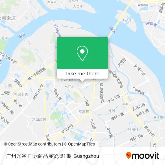 广州光谷·国际商品展贸城1期 map