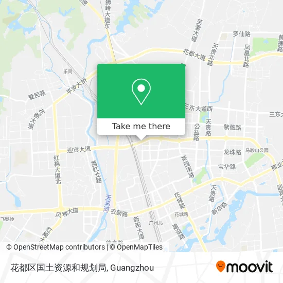 花都区国土资源和规划局 map