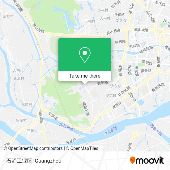 石涌工业区 map