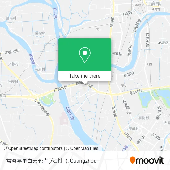 益海嘉里白云仓库(东北门) map
