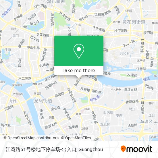 江湾路51号楼地下停车场-出入口 map