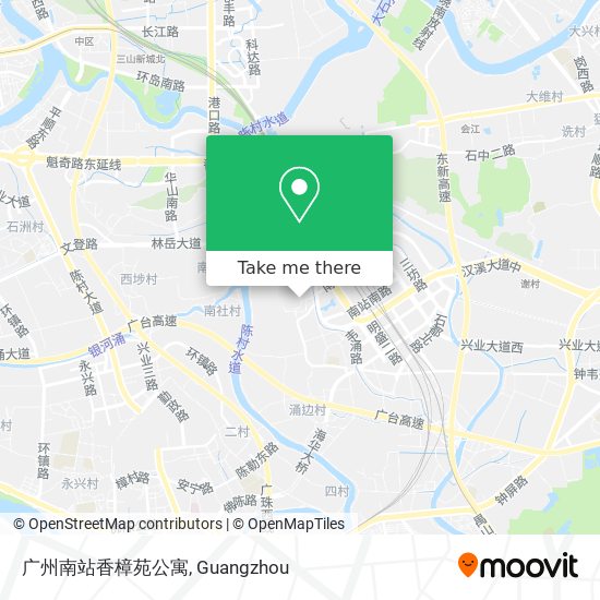 广州南站香樟苑公寓 map