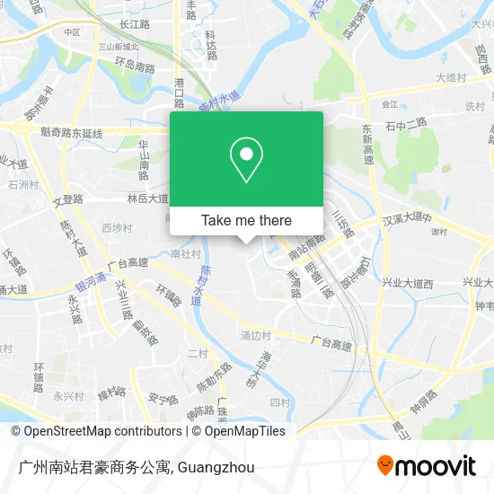 广州南站君豪商务公寓 map