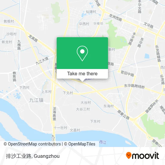 排沙工业路 map
