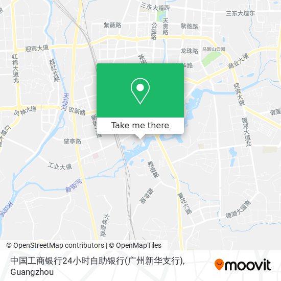 中国工商银行24小时自助银行(广州新华支行) map