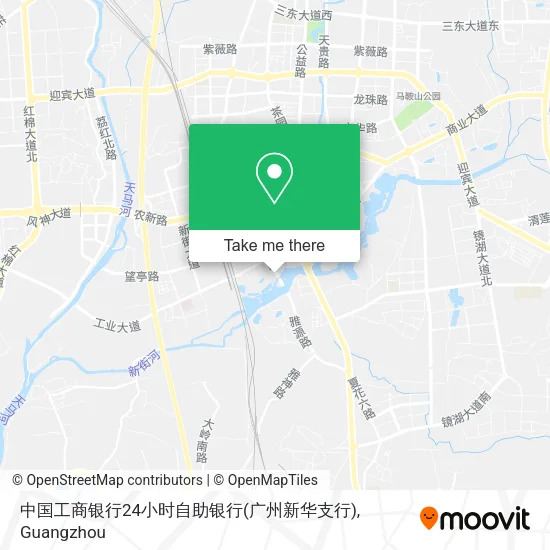 中国工商银行24小时自助银行(广州新华支行) map