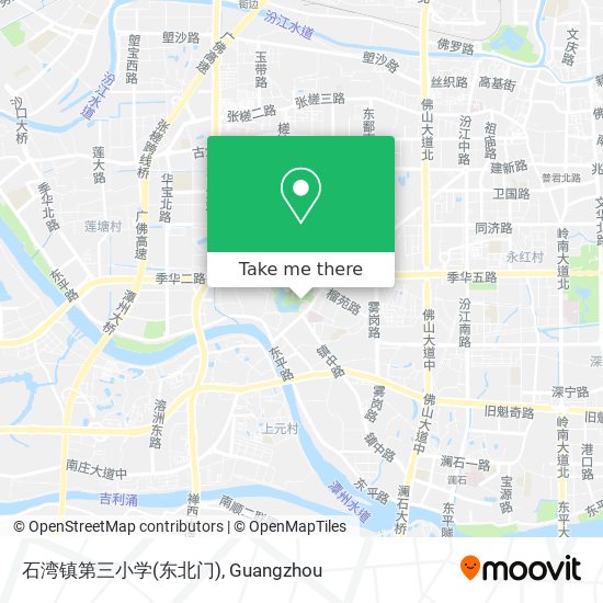 石湾镇第三小学(东北门) map