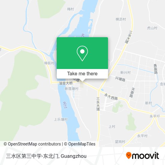 三水区第三中学-东北门 map