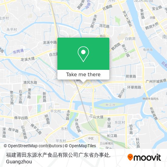 福建莆田东源水产食品有限公司广东省办事处 map