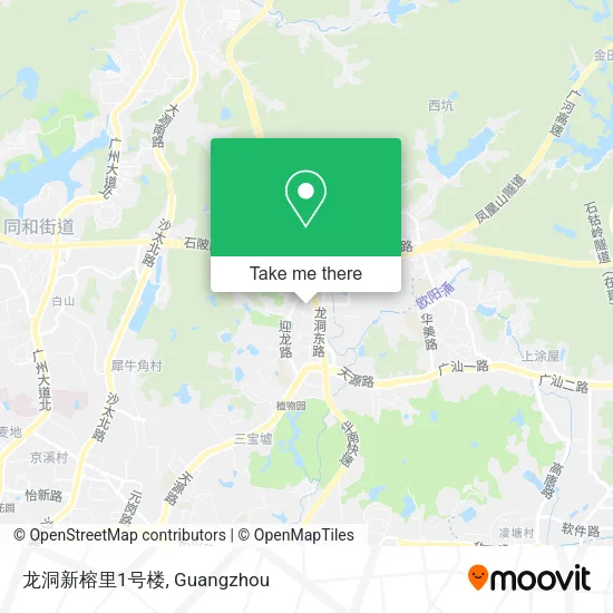 龙洞新榕里1号楼 map