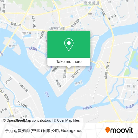 亨斯迈聚氨酯(中国)有限公司 map