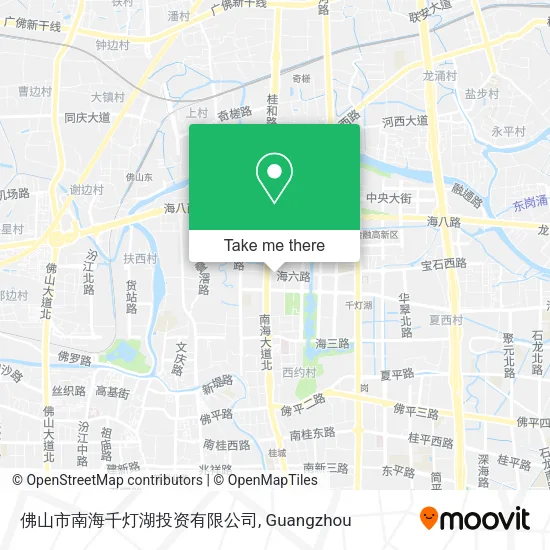 佛山市南海千灯湖投资有限公司 map