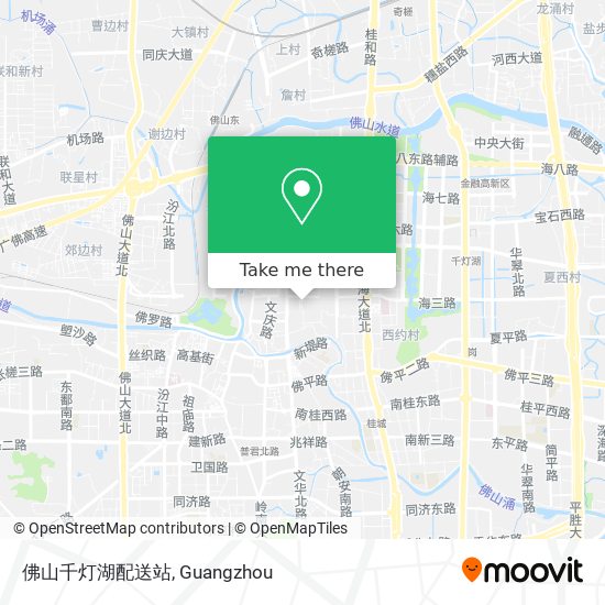 佛山千灯湖配送站 map