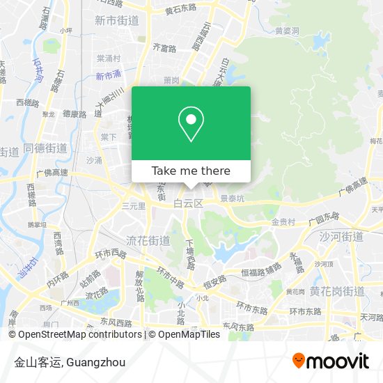 金山客运 map