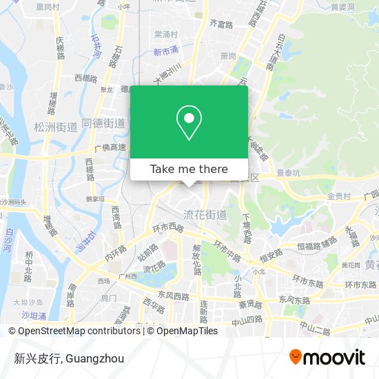 新兴皮行 map